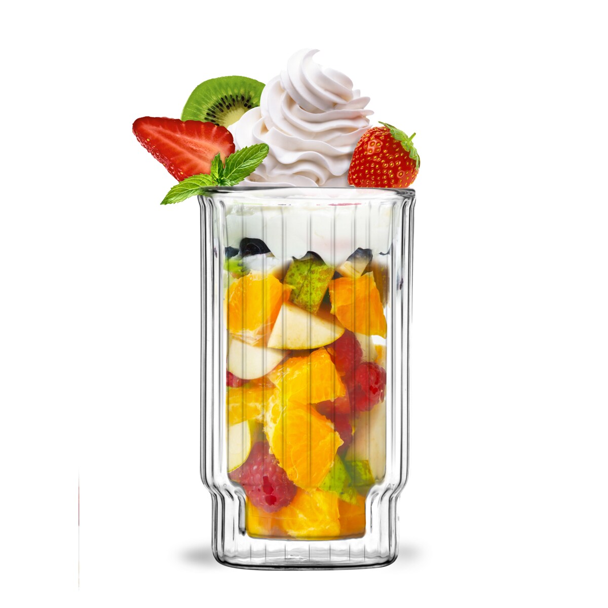 2 pucharki do deserów z podwójną ścianką 300 ml Lungo 7879