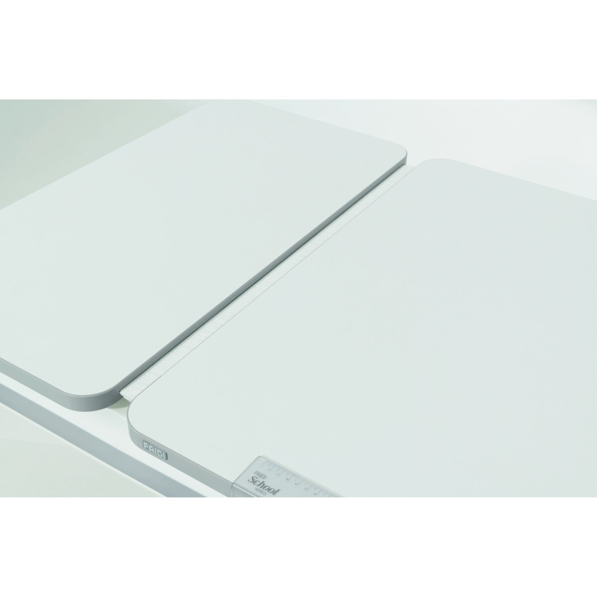 Biurko regulowane 130cm kredowa biel-szary Paidi DIEGO GT