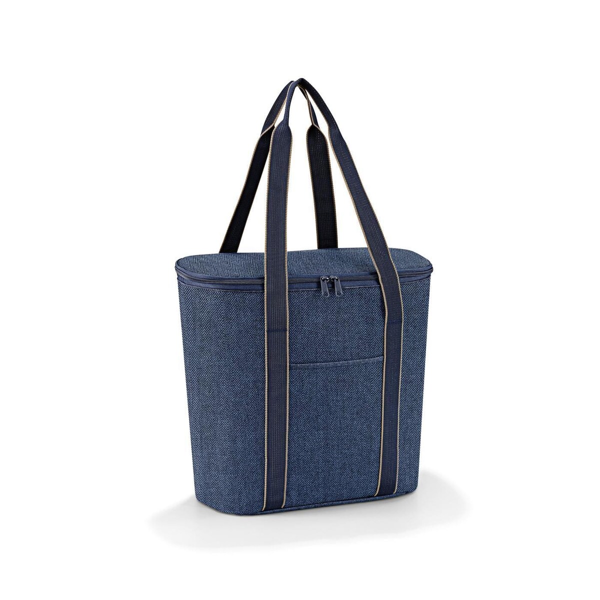 Torba thermoshopper, herringbone dark blue