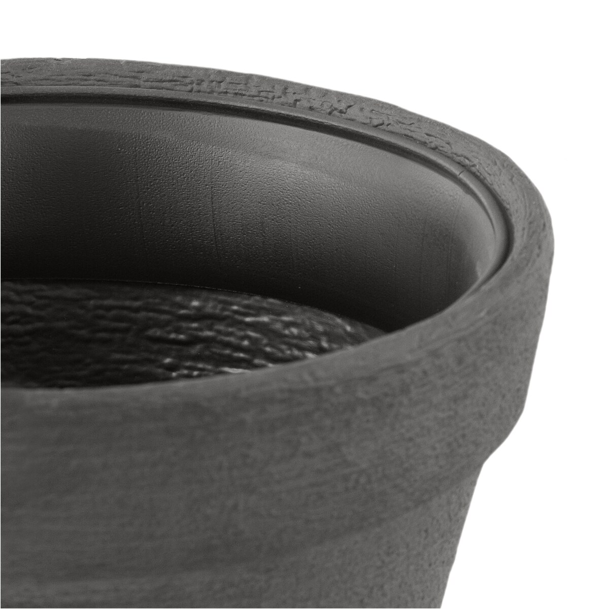 Doniczka Donica Ogrodowa 30/35/40/45 Cm Zestaw Efekt Cegły Na Taras Do Ogrodu Domu Antracytowa