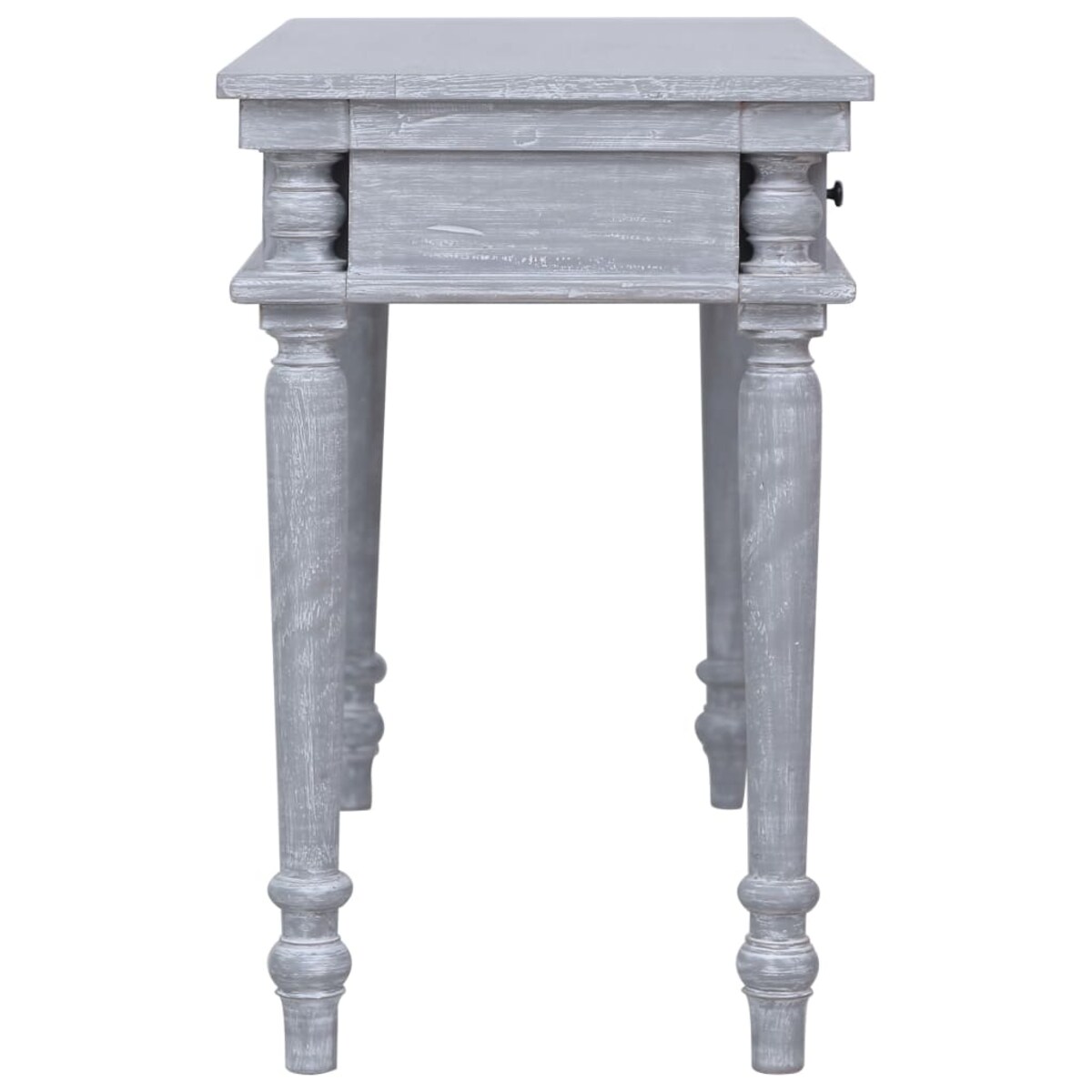 vidaXL Biurko, 115x50x78 cm, lite drewno mahoniowe