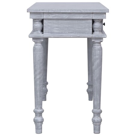 vidaXL Biurko, 115x50x78 cm, lite drewno mahoniowe