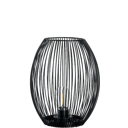 Latarnia LED czarna 24cm CASOLARE