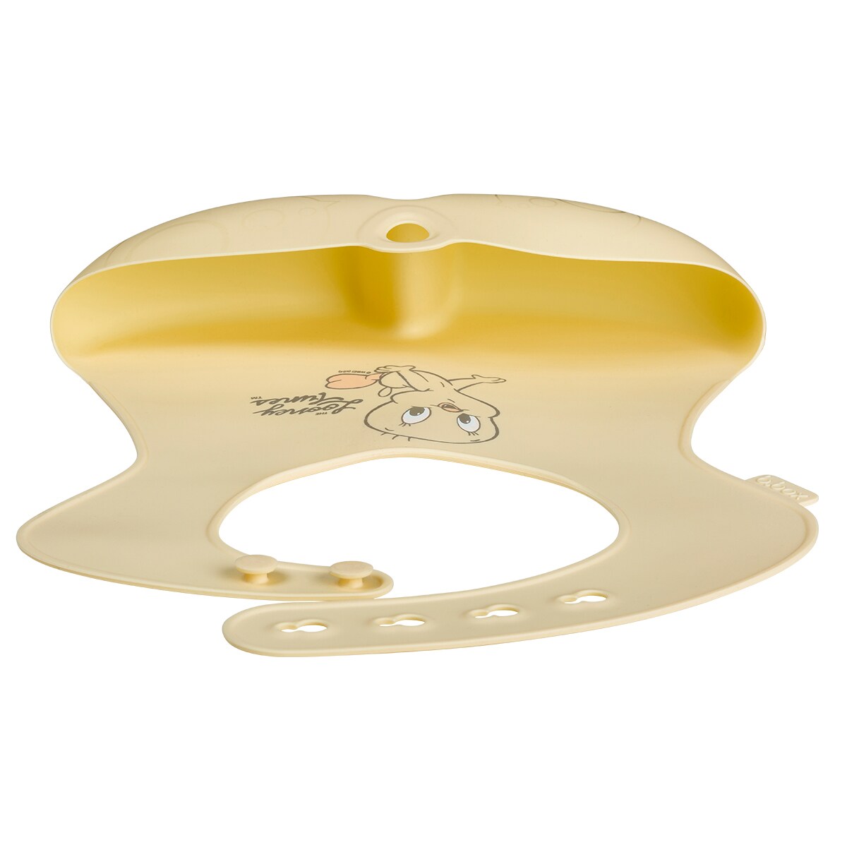 Looney Tunes  by b.box Zwijany śliniak silikonowy z otwartą kieszonką – miękki śliniak dla dziecka i niemowlaka