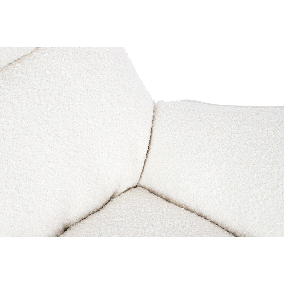 Sypialniany fotel Otilia Teddy do karmienia biały brązowy, King Home