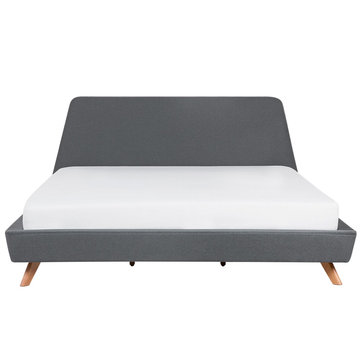 Łóżko tapicerowane 180 x 200 cm szare VIENNE