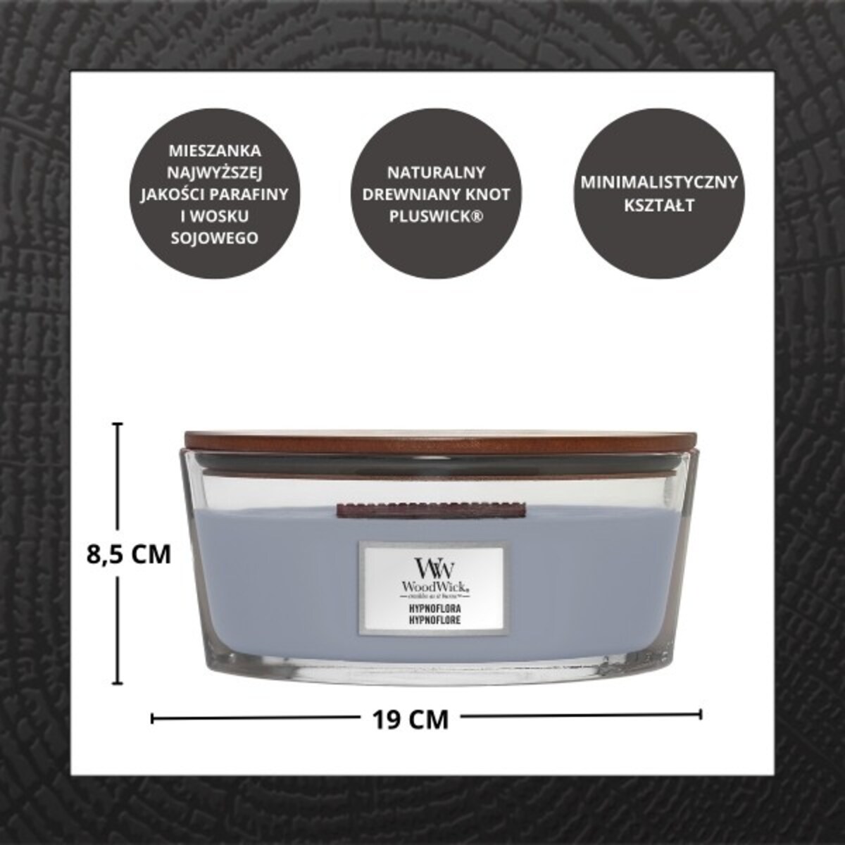 WoodWick świeca Elipsa HYPNOFLORA