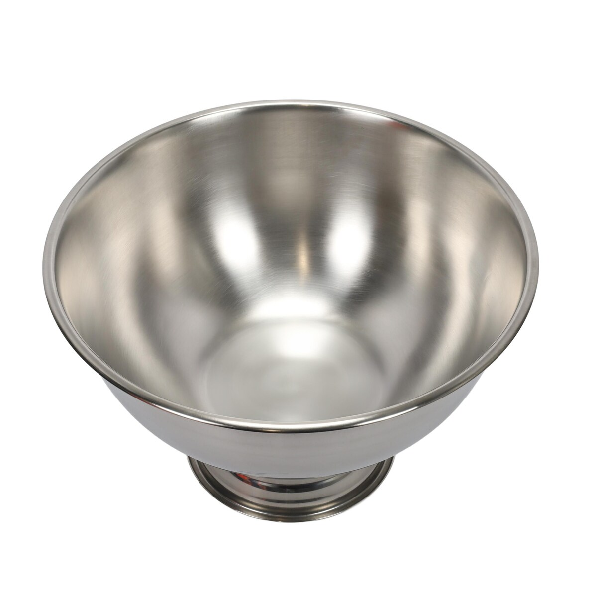 Miska ze stali nierdzewnej - na owoce, poncz - 38 cm, matowa