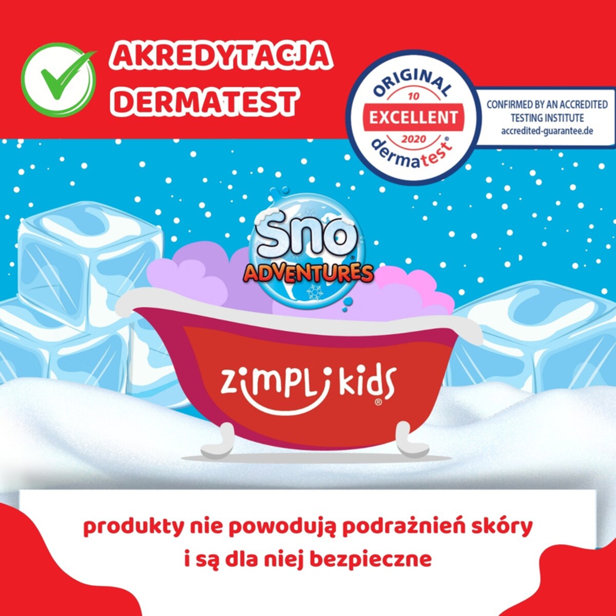 Sztuczny śnieg w proszku zestaw do tworzenia śniegu z figurkami zwierząt i nadmuchiwaną tacą Sno World Arctic Adventure 5 użyć 3+ Zimpli Kids