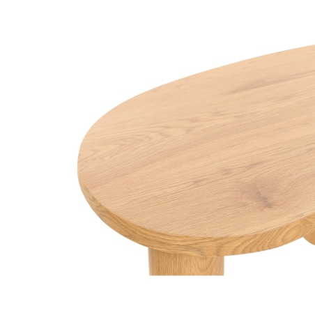 Stolik kawowy MDF Jasne drewno AUBURN