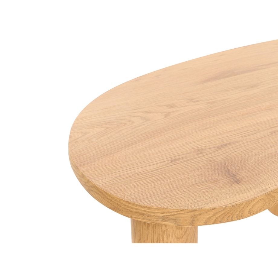 Stolik kawowy MDF Jasne drewno AUBURN