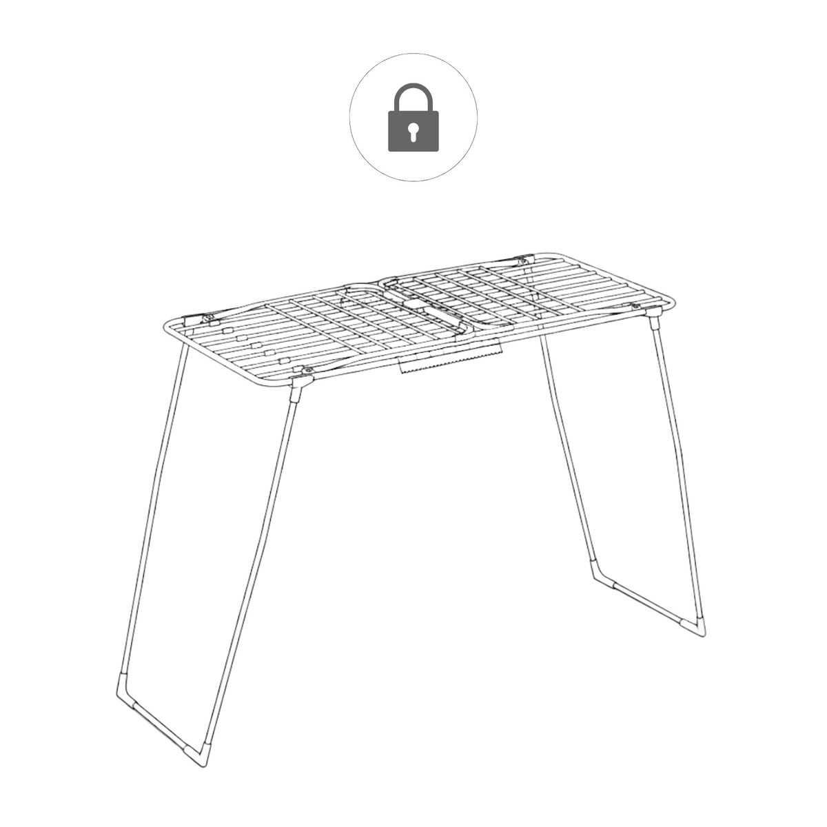 Teleskopowa suszarka na pranie z rozkładanymi ramionami, 200-260 cm, SVARTO