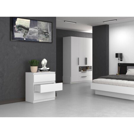 KOMODA SZAFKA 3 SZUFLADY M3 BIEL