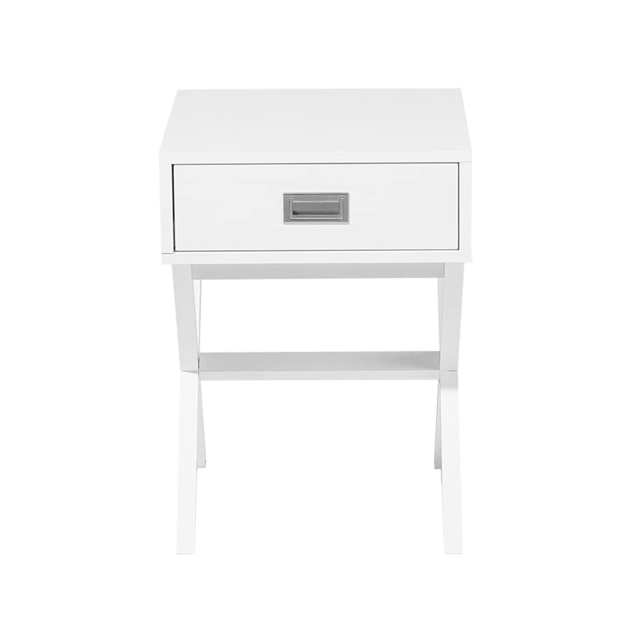 Stolik pomocniczy biały MONROE