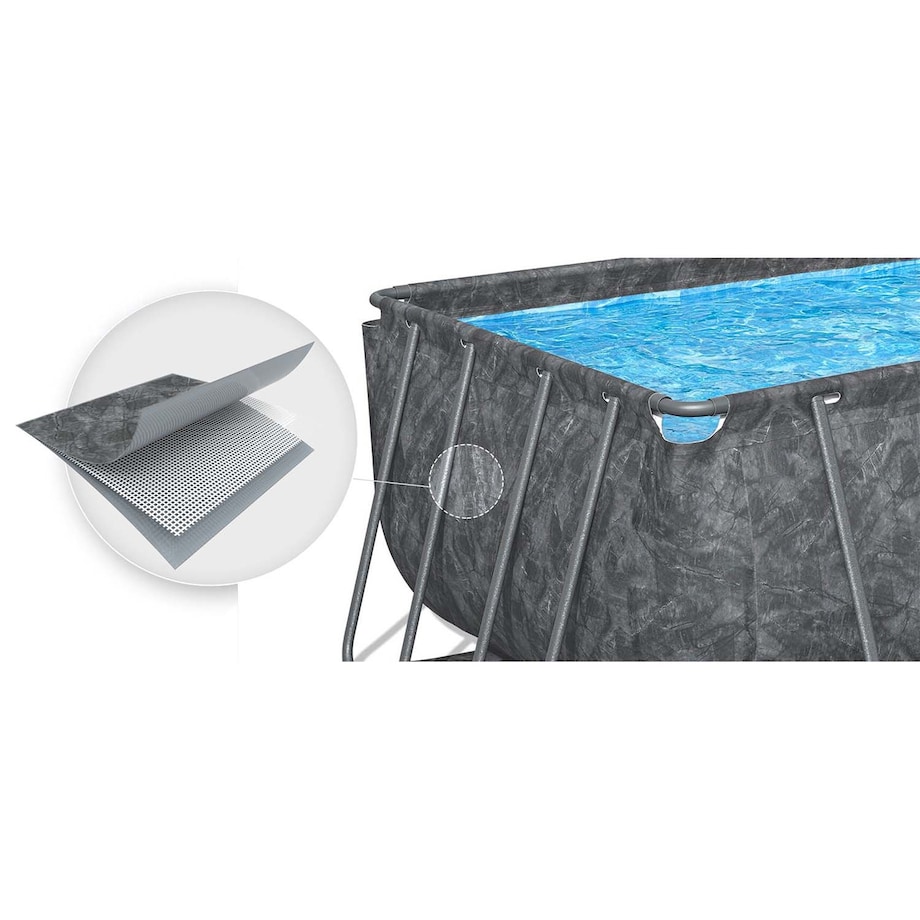 Basen stelażowy ogrodowy Bestway całoroczny 549x274x132cm APX zestaw 11w1