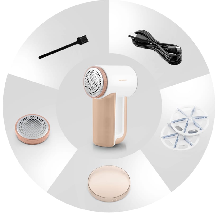 Golarka do ubrań z wyświetlaczem elektryczna Berdsen