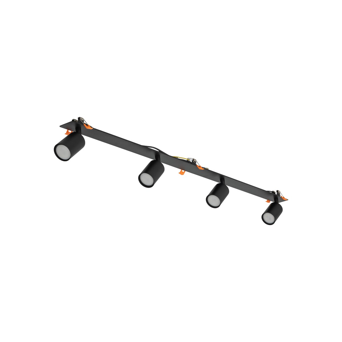 Lampa podtynkowa spot TK Lighting NEX BLACK 10801 czarna 4xGU10 ruchome reflektory