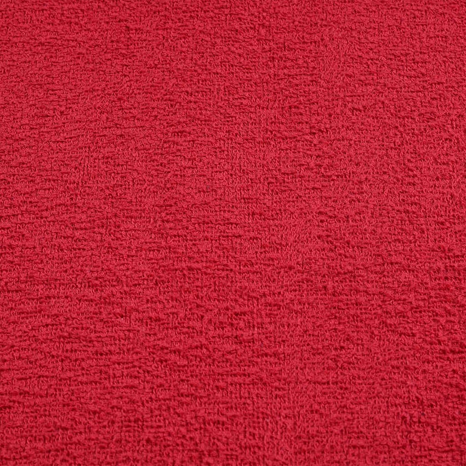 vidaXL Ręczniki do rąk, 4 szt., czerwone, 50x100 cm, bawełna 100%