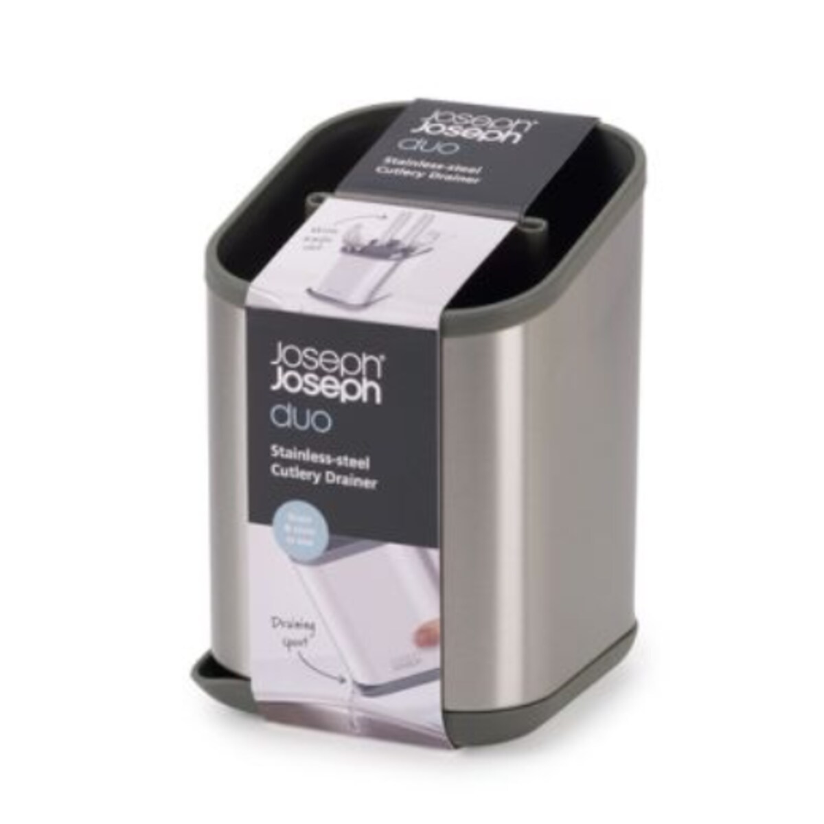 Ociekacz na sztućce (stalowy) Duo Joseph Joseph