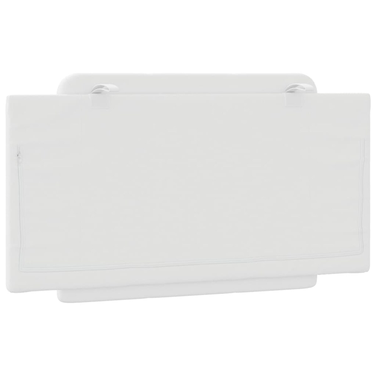 vidaXL Poduszka na wezgłowie, Zadar, biała, 100 cm, sztuczna skóra