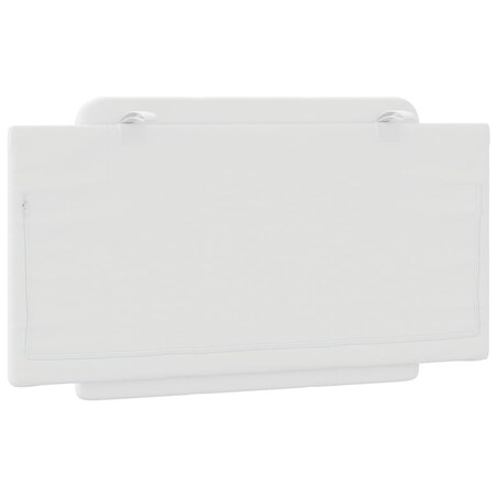 vidaXL Poduszka na wezgłowie, Zadar, biała, 100 cm, sztuczna skóra