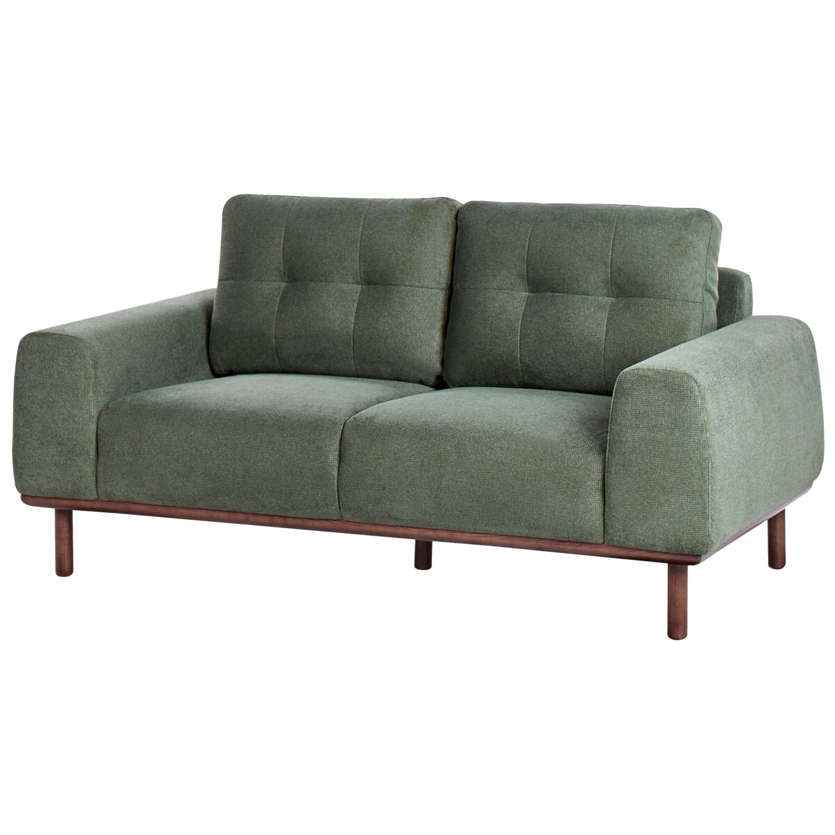 Sofa 2-osobowa zielona LAURILA