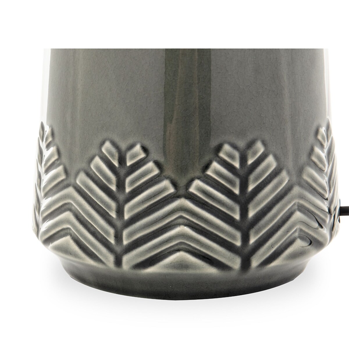 KONSIMO HYSSO Lampa stołowa kolor szary