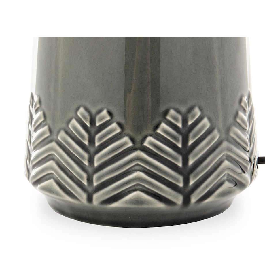 KONSIMO HYSSO Lampa stołowa kolor szary