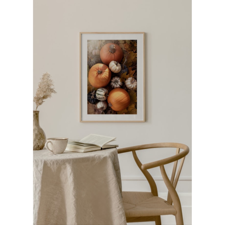 Poster Story, Plakat, Obraz - Jesienne Dynie, wymiary 60 x 84 cm