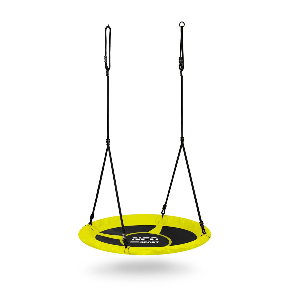 Huśtawka ogrodowa bocianie gniazdo 105 cm Neo-Sport Swingo żółta