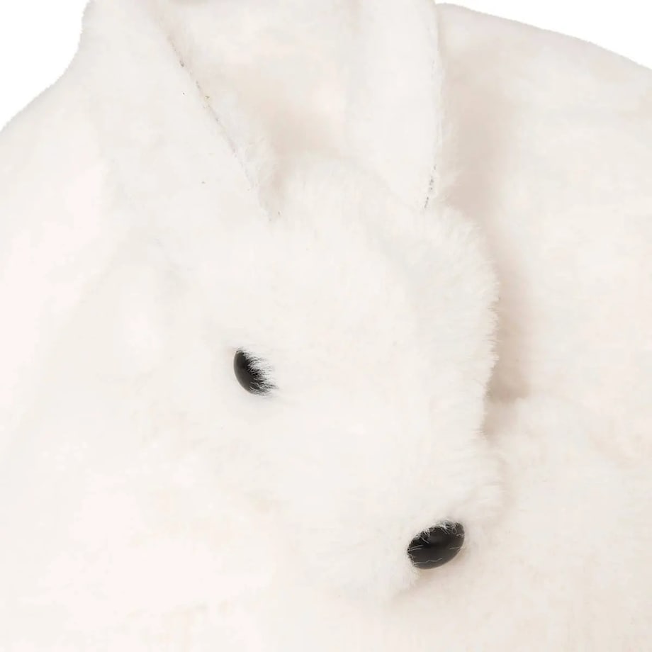 Duża figurka - sarenka biała z dzieckiem, 42 cm