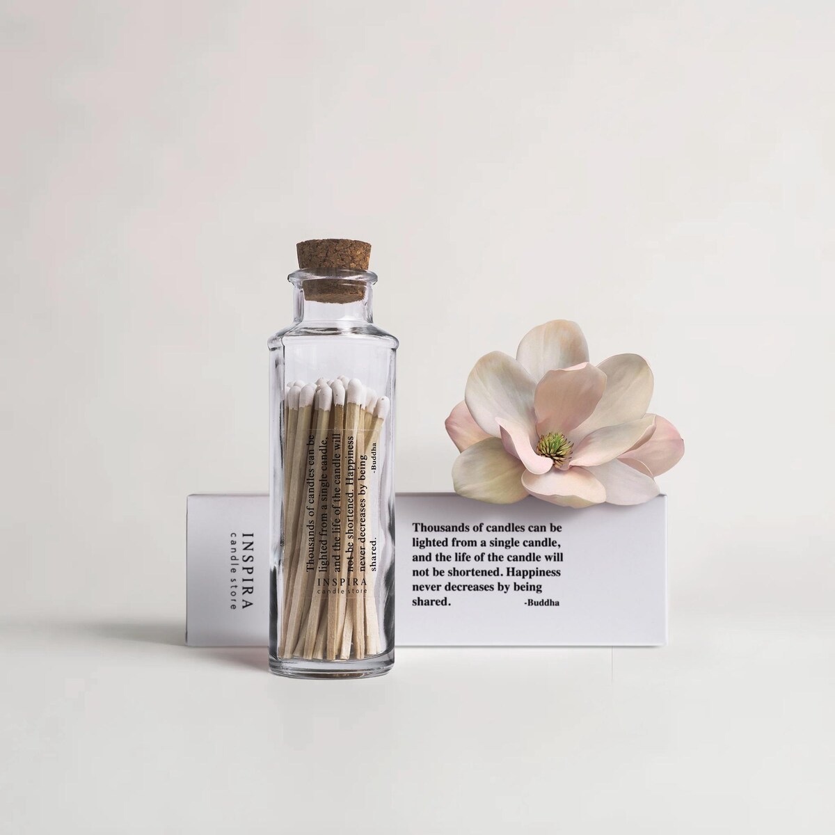 Zapałki z cytatem Matches Quote, INSPIRA