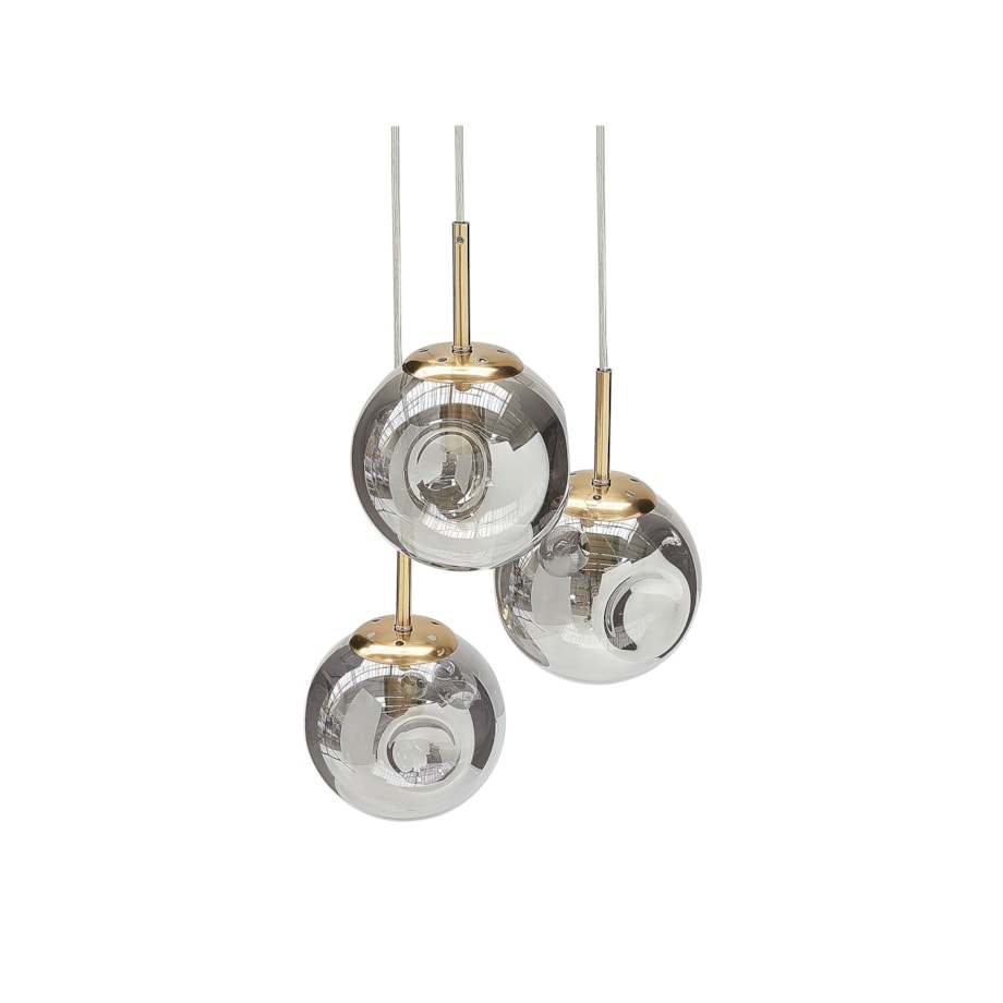 Lampa wisząca RALFES Szkło Mosiężny
