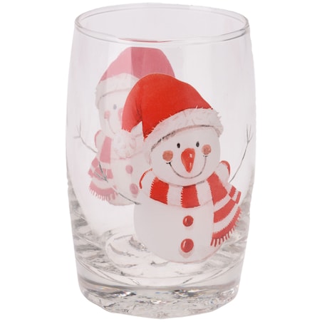 Świąteczne Szklanki Do Napojów Z Wypukłym Dnem Boże Narodzenie 2X 300 Ml