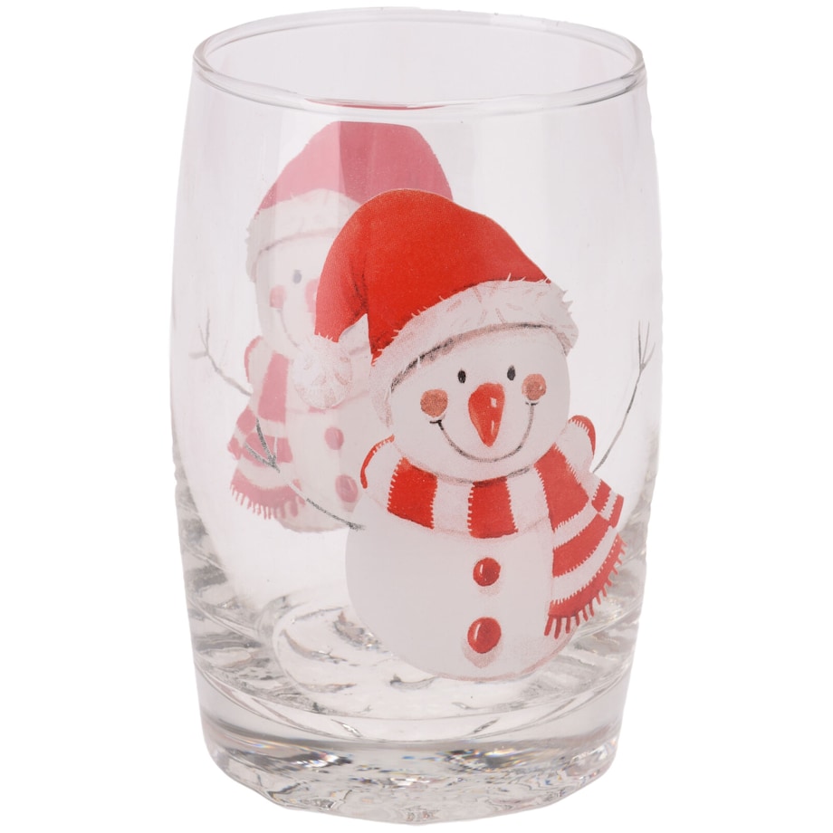 Świąteczne Szklanki Do Napojów Z Wypukłym Dnem Boże Narodzenie 2X 300 Ml