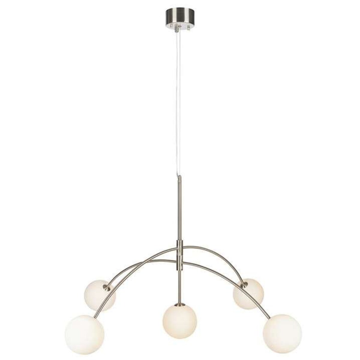 LAMPA wisząca HEAVEN 107559 Markslojd metalowa OPRAWA szklane kule balls zwis stal biały