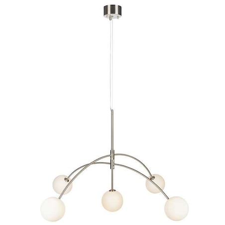 LAMPA wisząca HEAVEN 107559 Markslojd metalowa OPRAWA szklane kule balls zwis stal biały