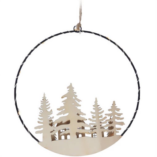 Dekoracja świąteczna z LED do zawieszenia, Ø 20 cm