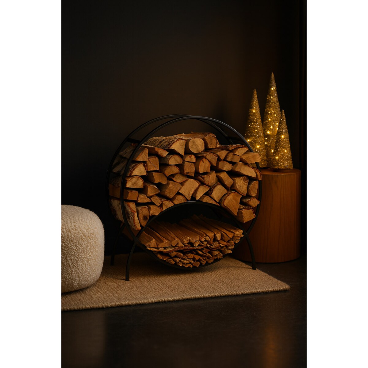 Stojak na drewno KS-20 z serii KAJA HOME