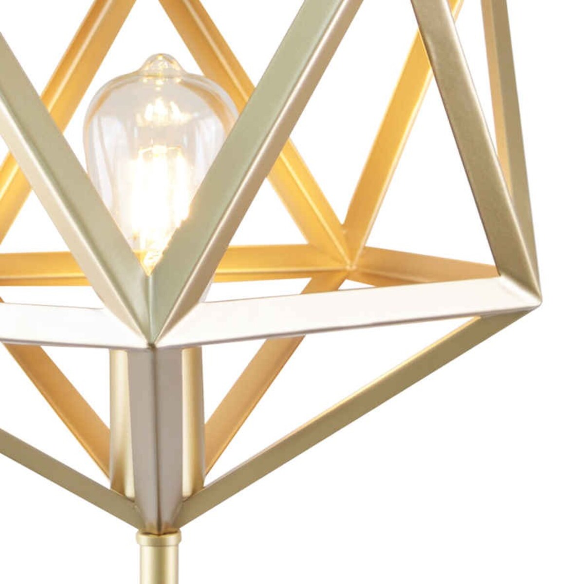 Industrialna LAMPA podłogowa DENMARK 318855 Polux druciana LAMPA stojąca do salonu złota