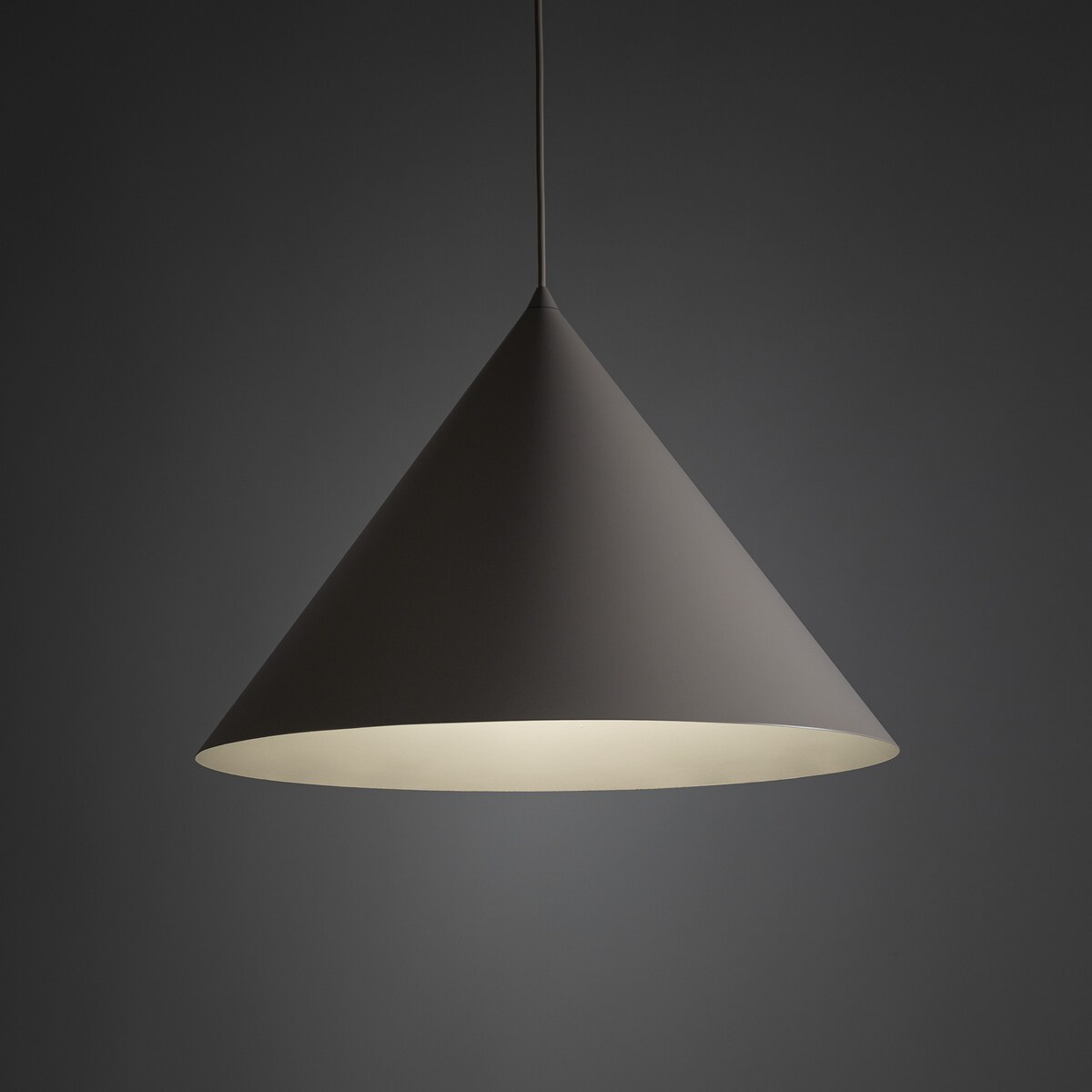Lampa wisząca TK Lighting CONO XL kaszmir 50 cm E27 regulowana wysokość do 170 cm nowoczesna do salonu i jadalni