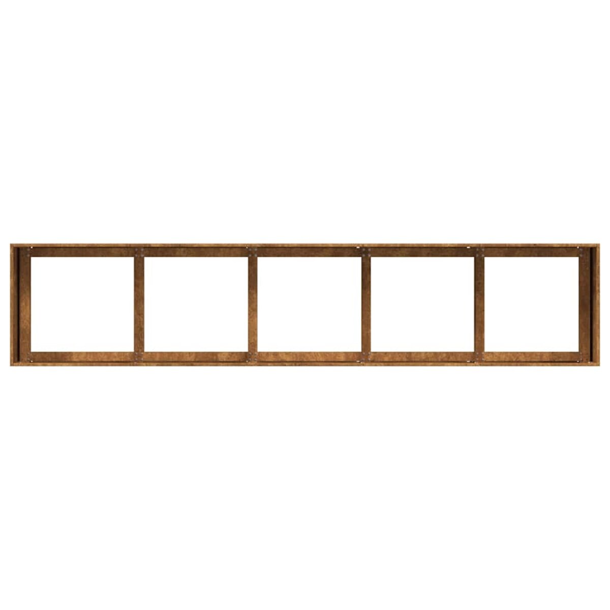 vidaXL Doniczka Rusty 200x40x40 cm Stal nierdzewna