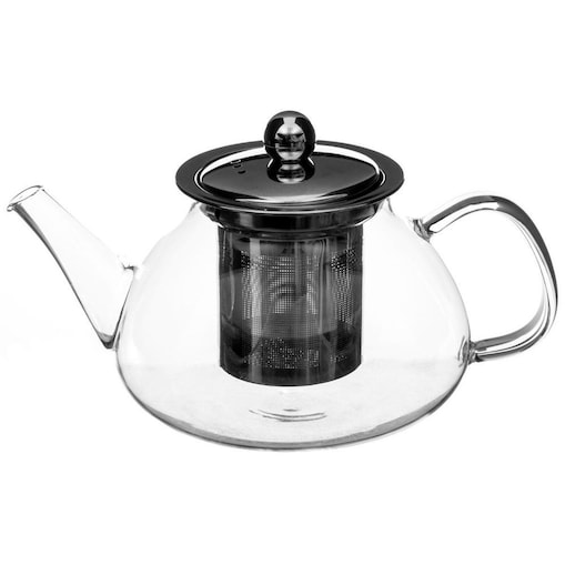 Szklany dzbanek, zaparzacz do herbaty - 850 ml, kolor przezroczysty