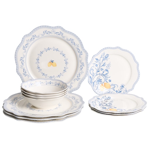 Zastawa stołowa 12-częściowa LOVAGE Porcelana Biały