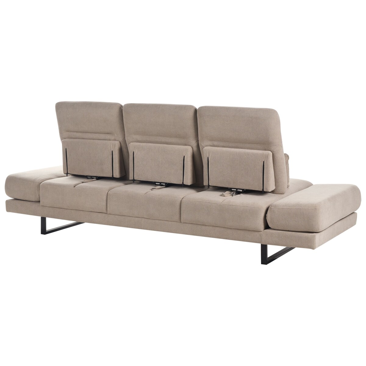 Sofa 3-osobowa beżowoszara IKAST