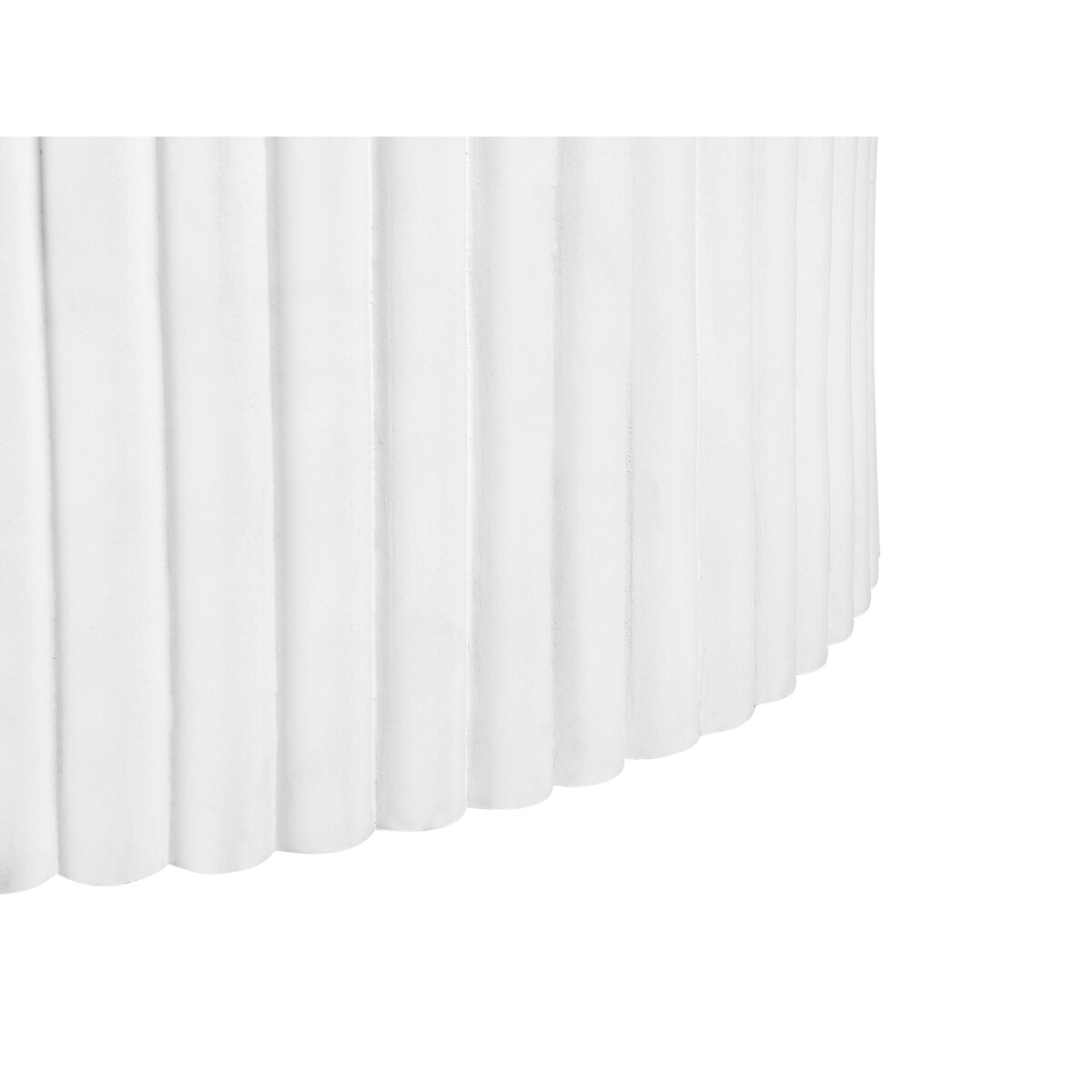 Okrągły stolik kawowy biały POZZA