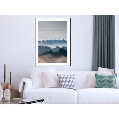 Poster Story, Plakat, Obraz - Skandynawski Las w Akwareli No2, wymiary 30 x 42 cm