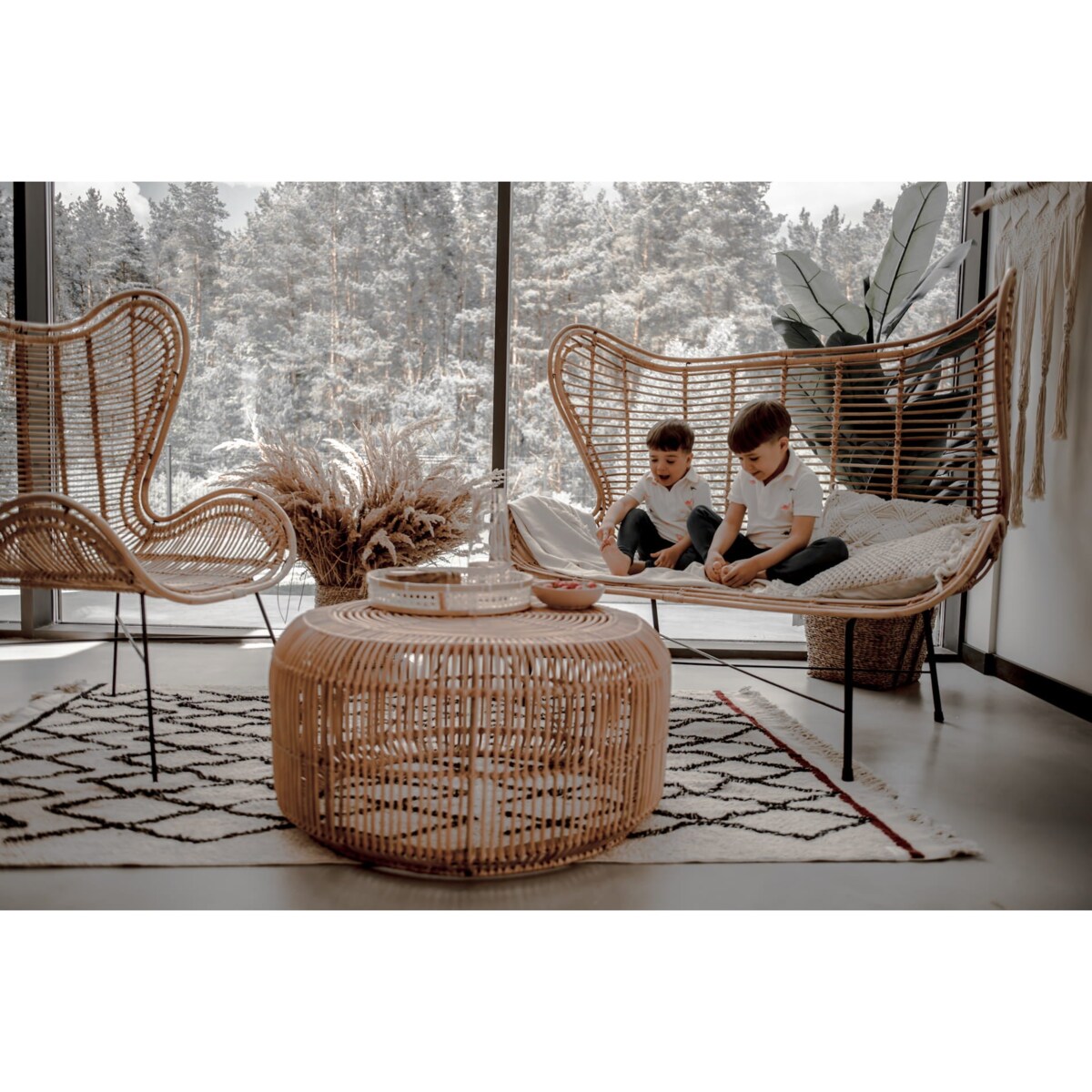 Fotel rattanowy Isla naturalny Monnarita