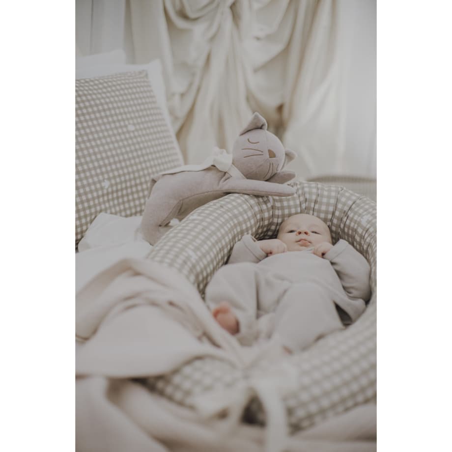 Przytulanka z bawełny organicznej kotek