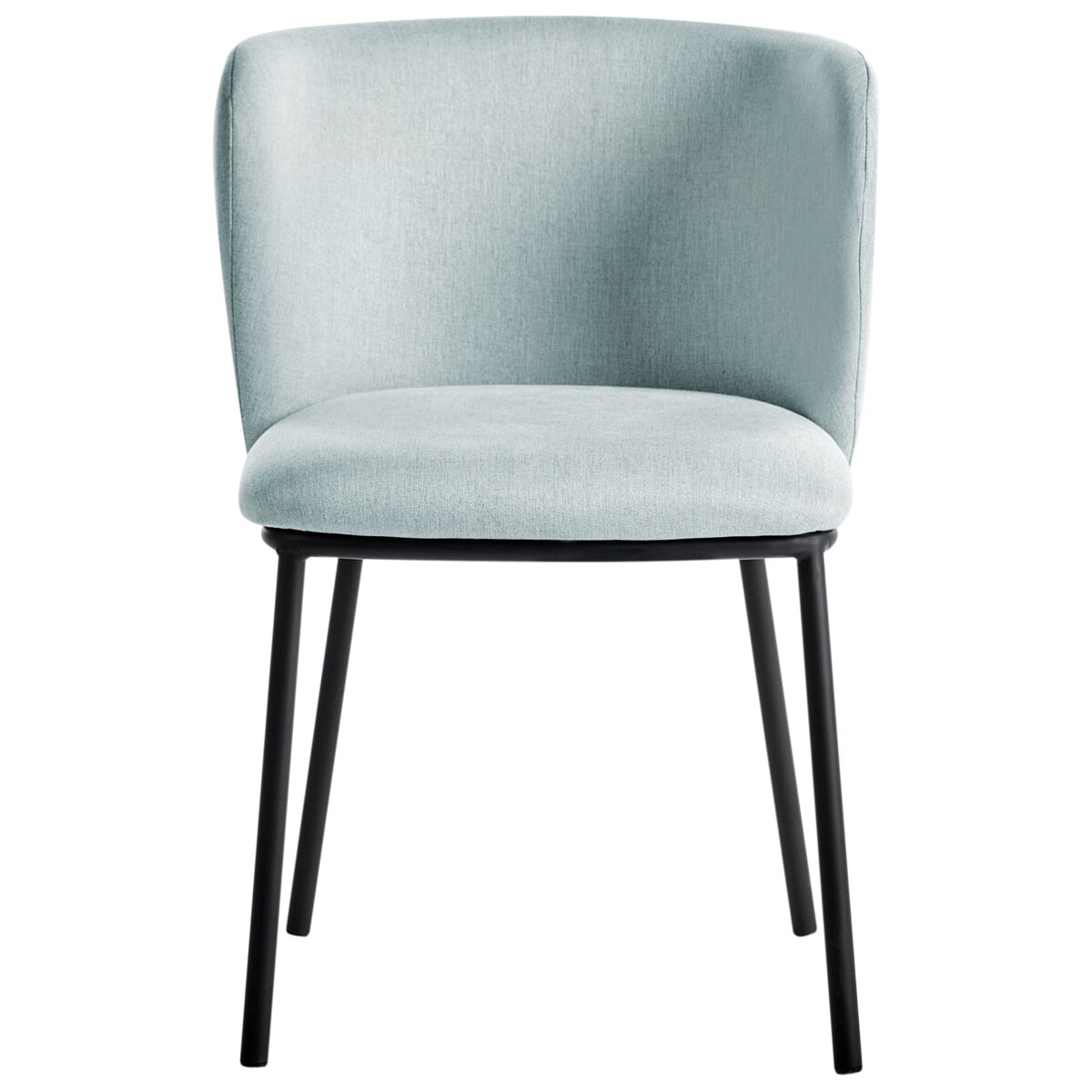 Zestaw 2 krzeseł do jadalni MINA Błękitny